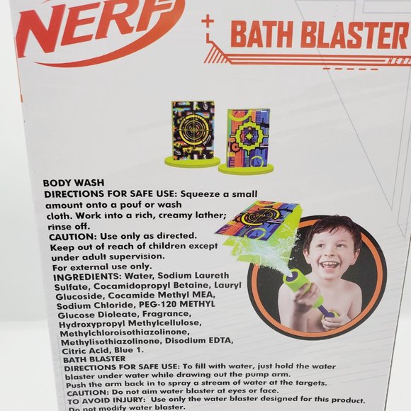 NIB NERF BATH BLASTER BODY WASH SET - Picture 10 of 10